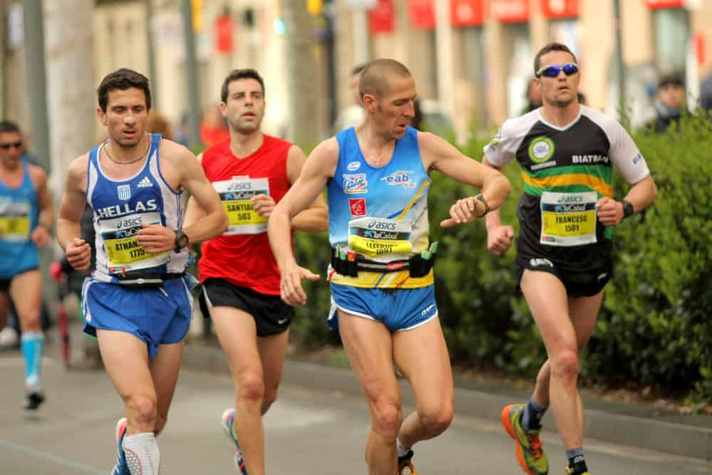 barcelona marathon runners